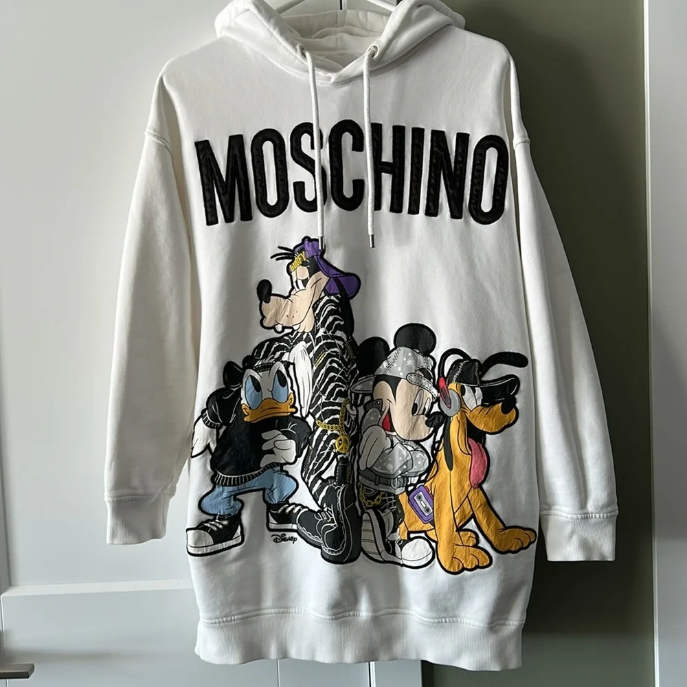 Moschino H&M Disney Collaboration Hoodie 2018 Release - Picture 3 of 17